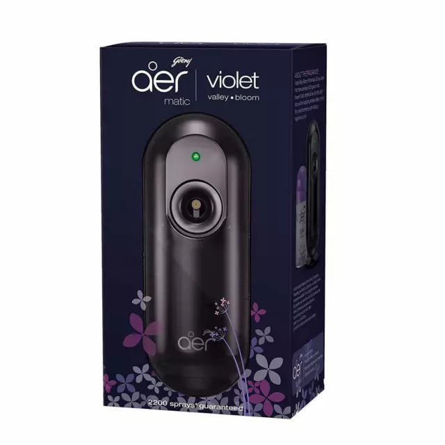 Godrej aer matic, Kit Désodorisant Automatique avec Flexi Control - Violet...