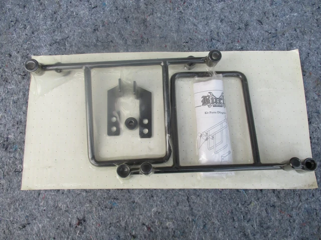 NOS Burly Brand Voyager saddlebag supports mounts bracket Harley FXD Dyna 06-17