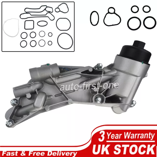 Oil Cooler Filter Housing & Gaskets For Vauxhall Astra Zafira Insignia 1.6 1.8