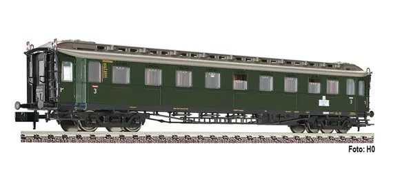 FLEISCHMANN 878102 Carrozza passeggeri di 3 classe tipo BC4ü DB  Scala N 1/160