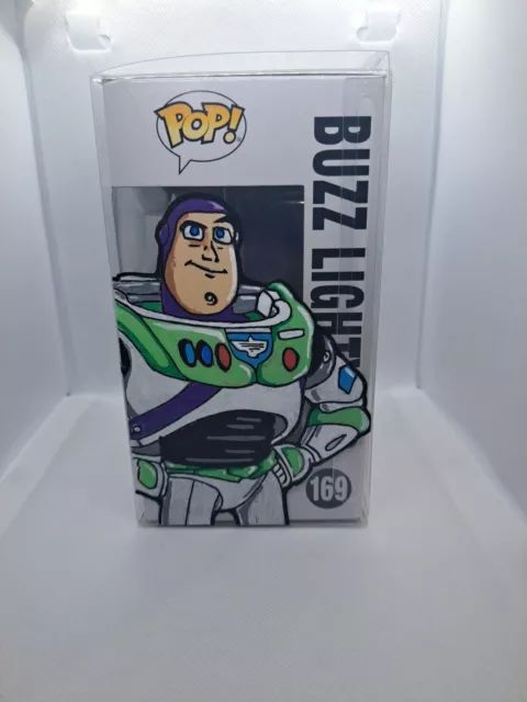 buzz lightyear fumko pop 169 custom art toy story disney