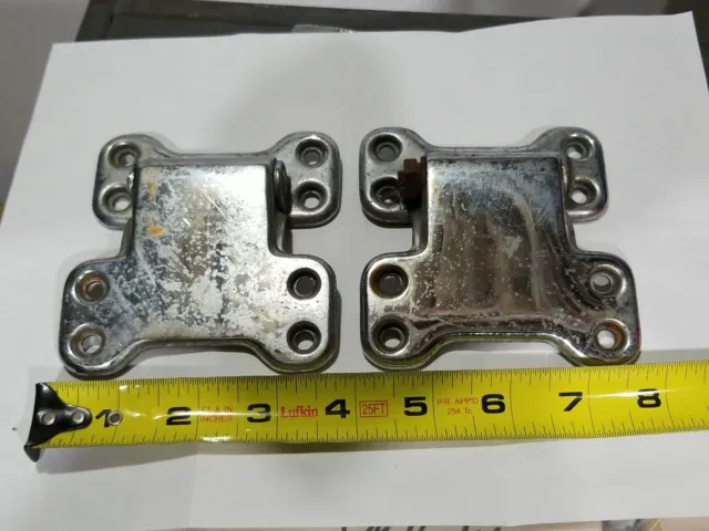 Pair of Vintage Ice Box Hinges- Bohn