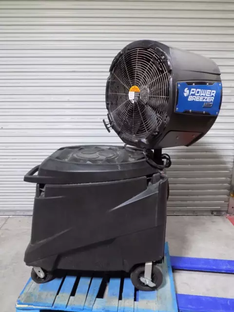 Power Breezer Portable Evaporative Cooler 23" Fan 65600 BTU 110v Parts/Repair