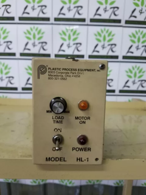 USED Plastic Process Equipment HL-1 60 Second Cycle Motor Control Box