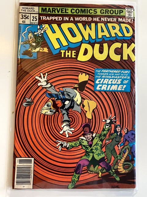 Howard the Duck 25 Newsstand Marvel Comic Book