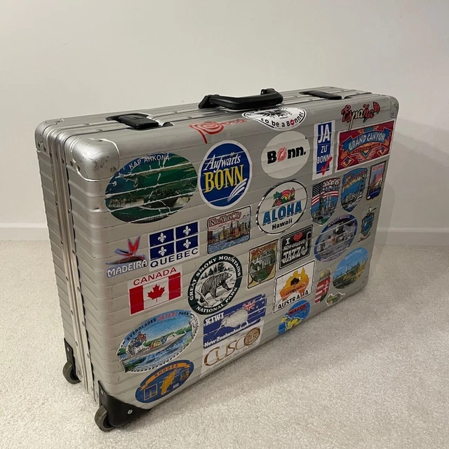 RIMOWA SAVANNAH 2-WHEEL Aluminum Suitcase 80L Vintage Silver