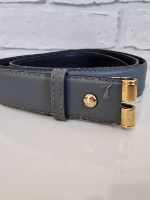 Cinturino Cintura Vintage Grigio Pelle Retro Oro