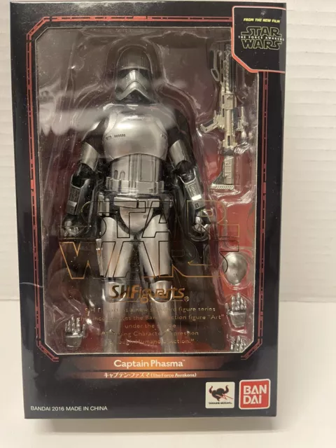 Bandai Shfiguarts Star Wars Force Awakens Captain Phasma 6" Figure Authentic