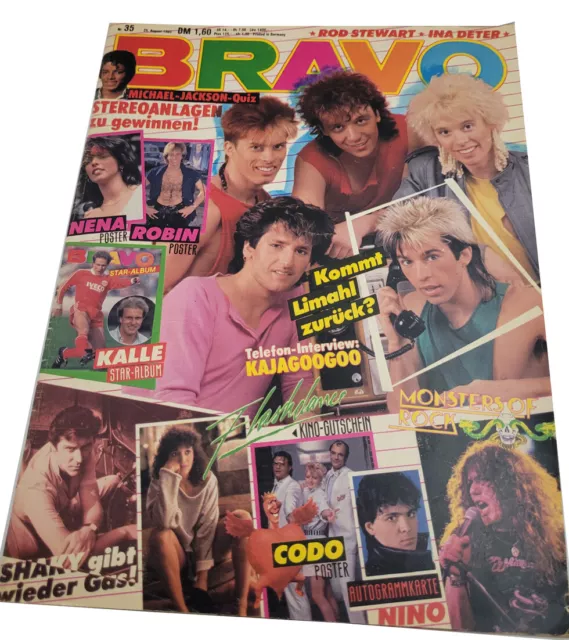 BRAVO Nr. 25 - 25. Aug. 1983 Nena Limahl Shaky Codo Nino KajaGooGoo