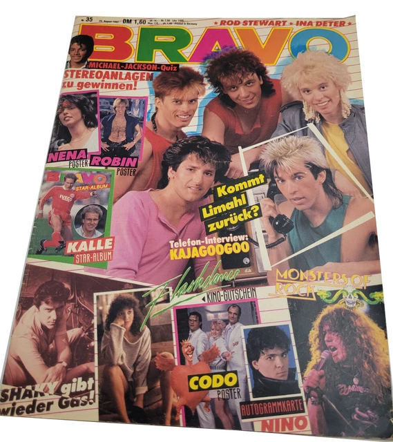 BRAVO Nr. 25 - 25. Aug. 1983 Nena Limahl Shaky Codo Nino KajaGooGoo
