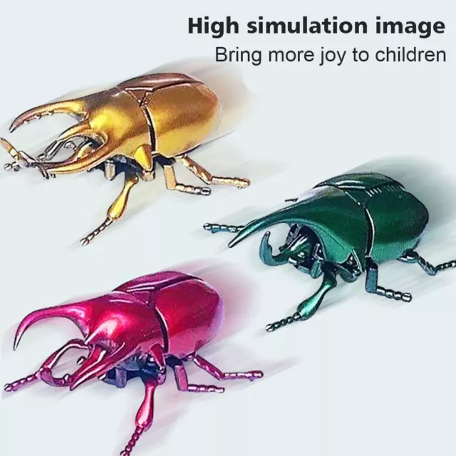 Wind-Up Toy Beetle Creative Prankster Animated Insect Scarab Beetle Model A4N7