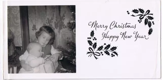 Postcard Christmas Photo RPPC Children
