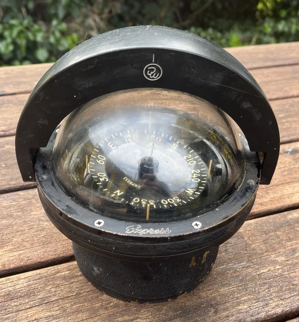 NAUTIQUE DE COLLECTION Maritime Boussole Ancien Cadran Solaire Pendule