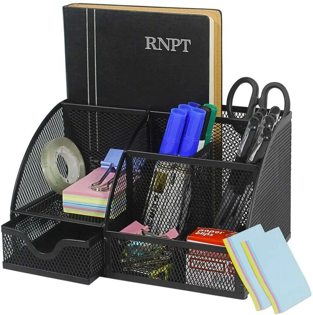 Mesh Schreibtischorganizer Ordnungssystem Stiftehalter Büroausstattung Ablagebox