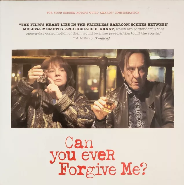 Can You Ever Forgive Me? (DVD) 3x Oscar Nom FYC Screener Collectible True Story