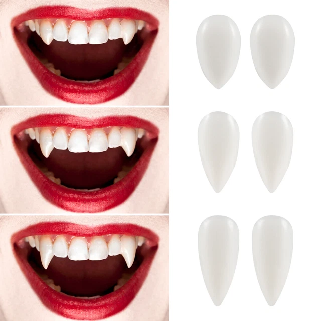 3 Pairs Fausses Dents D'halloween De Fête D'halloween Livraison Directe