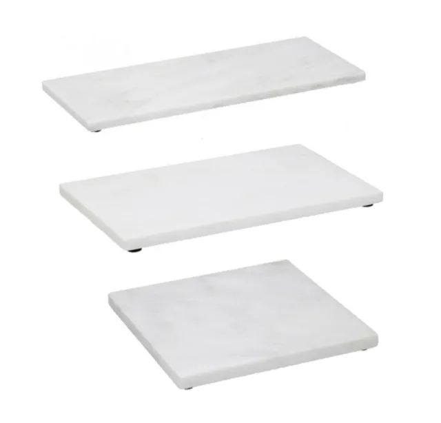 Alpina Marble Serving Board Platter Cheese Plate Rectangular Food Dinner