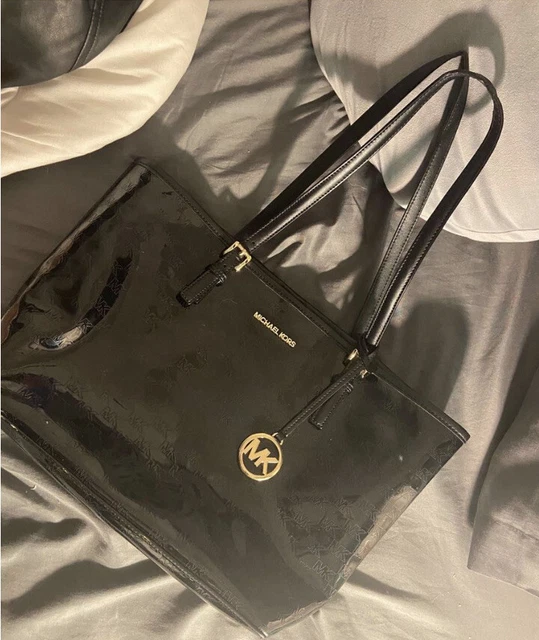 Michael Kors Carry All Jet Set Travel Bag for Women - Black