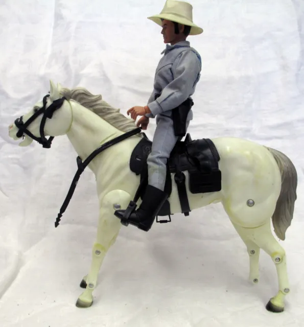 Vtg 1973 Lone Ranger Cowboy & Horse Silver, Gabriel Ind, Original But Damaged