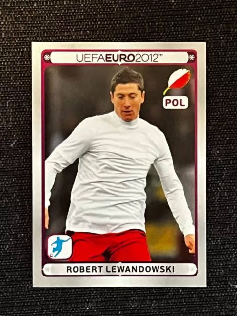 Extra Sticker Poland Version Update Panini Euro 2012 Lewandowski # P20 Mint