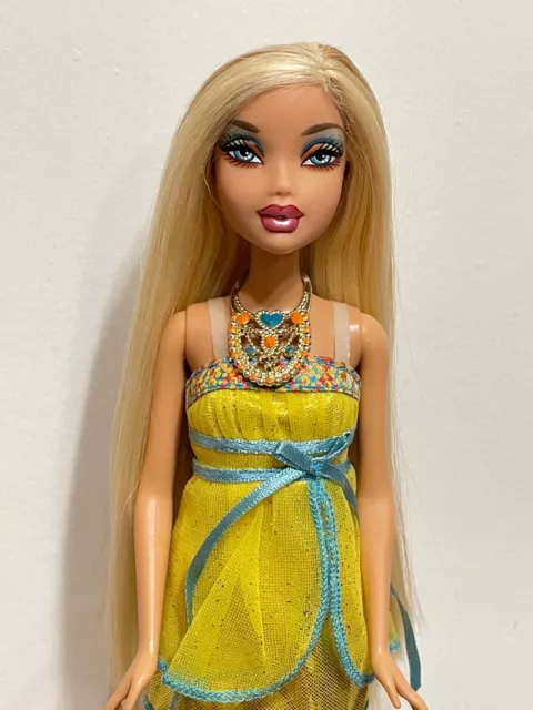 Barbie My Scene Golden Bling Kennedy Doll Long Blonde Hair Rare