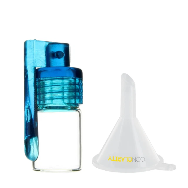 Premium 0.5g Blue Mixing Tool e-Snuff Spice & Sweetener Portable Storage Bullet
