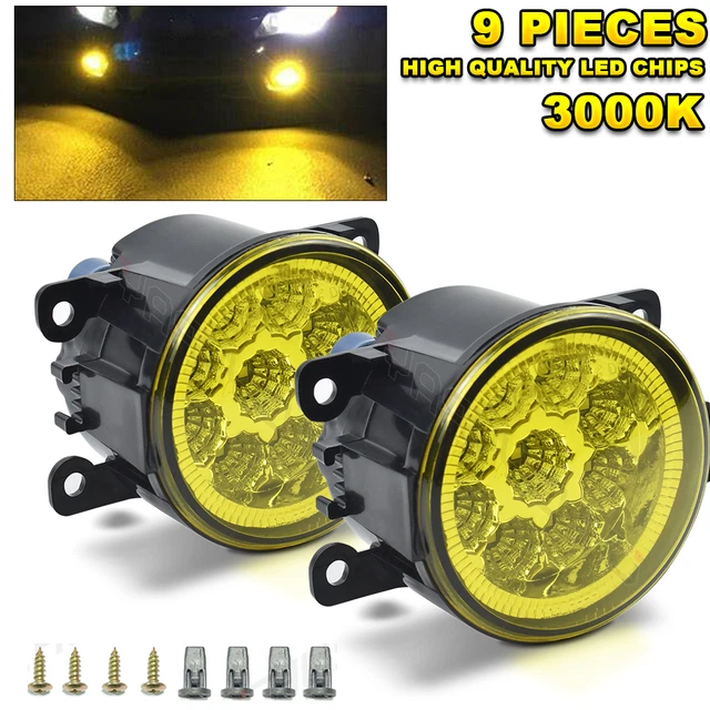 Pair Bumper LED Fog Lights Driving Lamps For Acura TSX 2011-2014