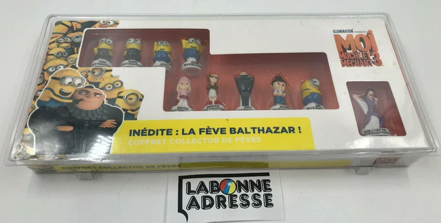 COFFRET 10 FEVES Moi Moche Mechant 3 Collector 2018 Minions Scelle
