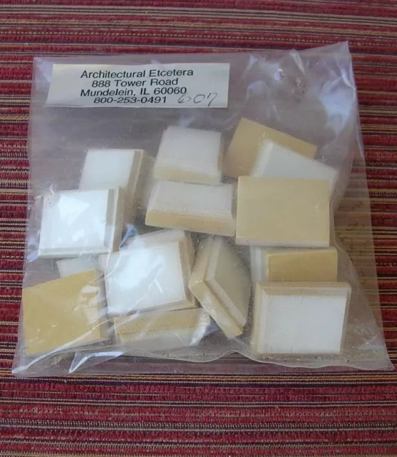 Architectural Etcetera Bag/20pc Resin QUOIN STONE PIECES Dollhouse 1/12 Scale JV