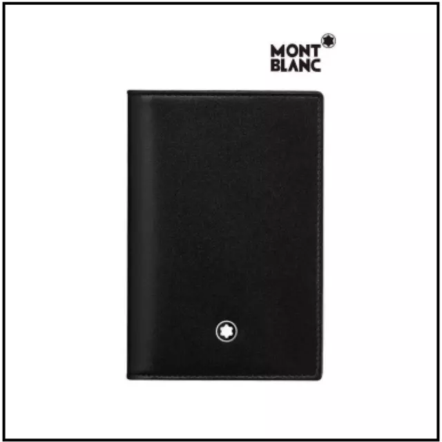 Montblanc 7167 Meisterstuck Business Card Holder Leather Wallet, Fast &  Free US Shipping