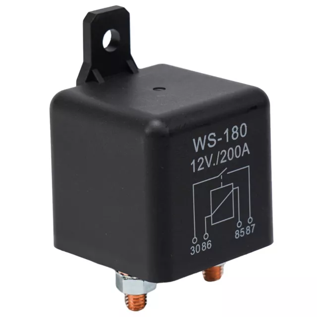 4Pin Sopra 200A-12V Doppio Batteria Isolatore Relé Inizio Su / Spento Auto