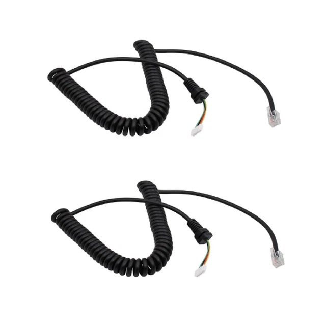 MH-48A6J MH-42B6J 6 Pin Microphone Cable Cords For Yaesu FT-8800R FT-2900R Radio
