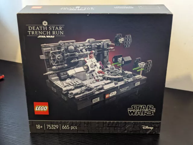 LEGO 75329 Star Wars Death Star Trench Run Diorama - Set nuovo, sigillato