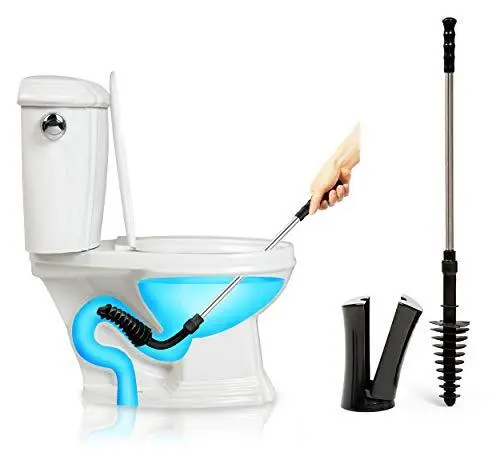 ToiletShroom Revolutionary Plunger Squeegee Clog Remover Drain Cleaner Bathro...