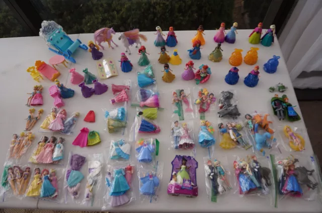 U Pick FIGURE Polly POCKET Disney Princess Mini Doll Pet Dress Toy Set Lot Small