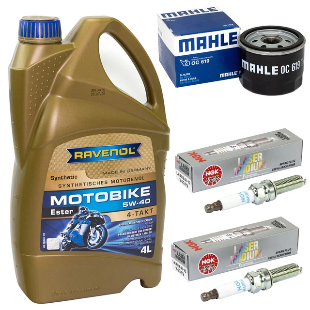 HUILE KIT 4L Inspection pour BMW R 1250 Rt Rs R1250 2019-2023 Filtre à ...