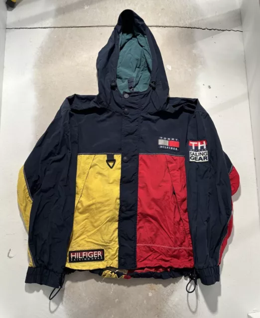 vintage 90s tommy hilfiger sailing jacket