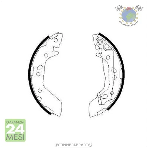 Kit Ganasce Freno Bosch per HYUNDAI ACCENT P bvf