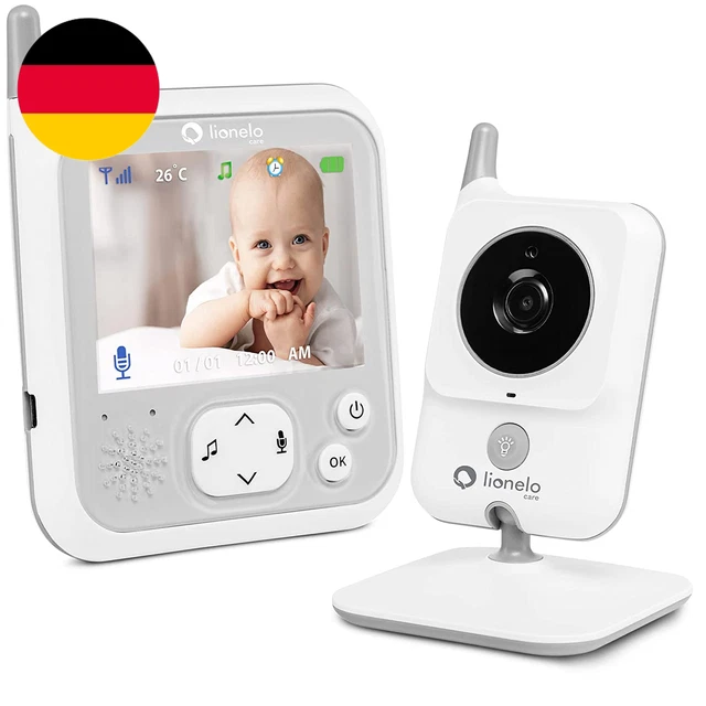 LIONELO Babyline 7.1 Babyphone Mit Kamera Und Empfänger, Reichweite Bis Zu 260 M
