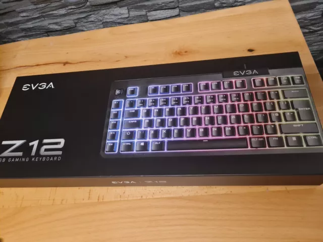 EVGA Z12 RGB Gaming Keyboard, RGB Backlit LED, 5 Programmable Macro Keys,...