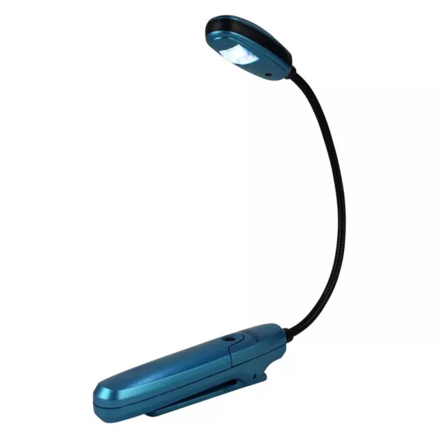 Mighty Bright Travelflex LED Clip On Book Light - 7 Lumens Of Light, Blue