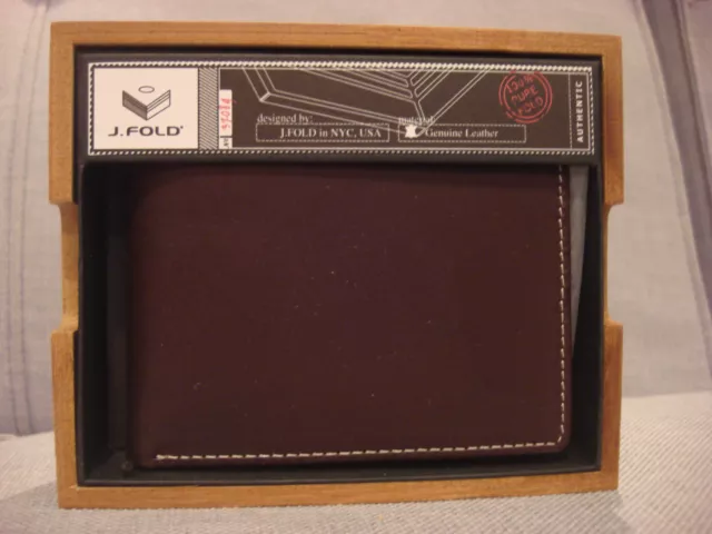 J. Fold Roadster Havana Slimfold Wallet Moka Camo N57399/190 - Brand New - Nwt