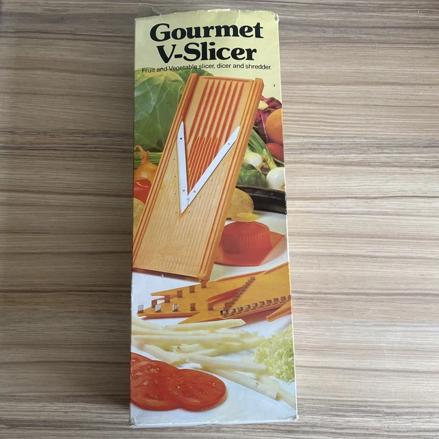 Original Vintage Borner W. Germany Gourmet V-Schneider - Obst/Gemüse Schneider/Zerkleinerer