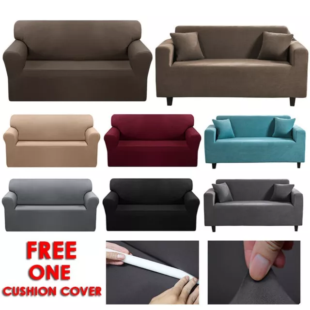 1/2/3/4 Seater Pet Sofa Protector Cover Couch Covers Lounge Slipcover Stretch AU