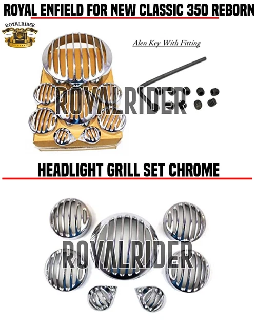 Phare Avant Complet Pour Royal Enfield 350/500 – Boîtier Assemblage AES – Marque AEspares – Fabrication Inde