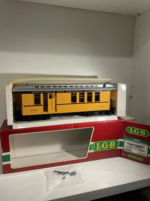 Wagon Voyageurs LGB 3181 - Échelle G - Denver South Park & Pacific - Allemagne