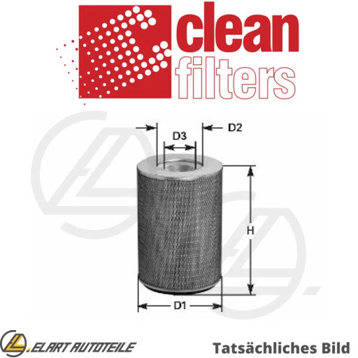 Original BOSCH Air Filter 933 for MITSUBISHI PAJERO 2.5 4D56 | PH