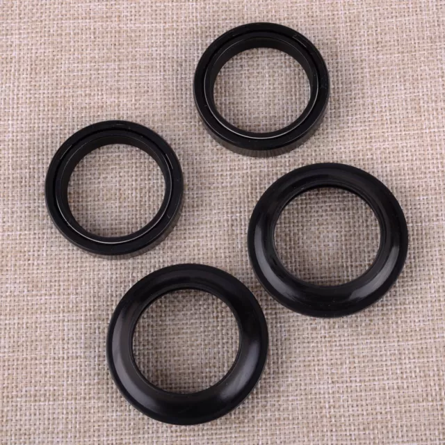 Front Fork Oil & Dust Wiper Seal Set Fit For Yamaha XV700 XV750 XV1000 Virago