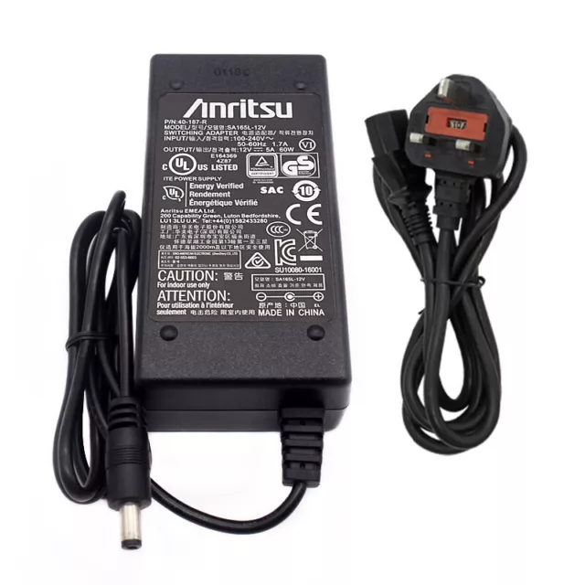 12V Genuine Anritsu CellMaster MT8212B Analyzer AC Adapter Power Supply Charger