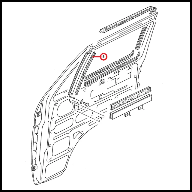 Bamboli Brown Front Door Panels With Chrome Trims For VW T3 T25 Bus 1980-1989 – L+R Set